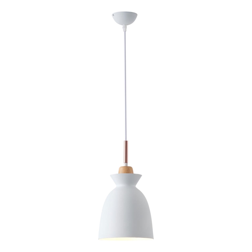 Luster na sajli 1xE27/15W/230V bela