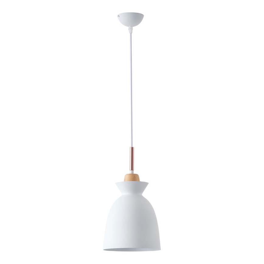 Luster na sajli 1xE27/15W/230V bela