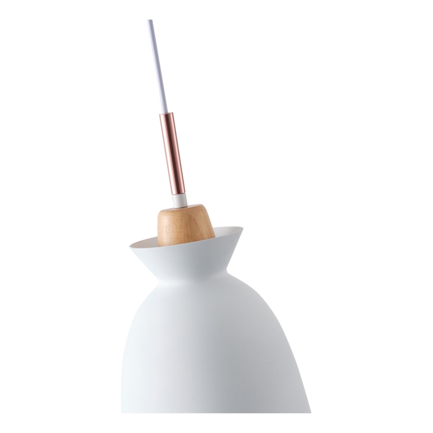 Luster na sajli 1xE27/15W/230V bela
