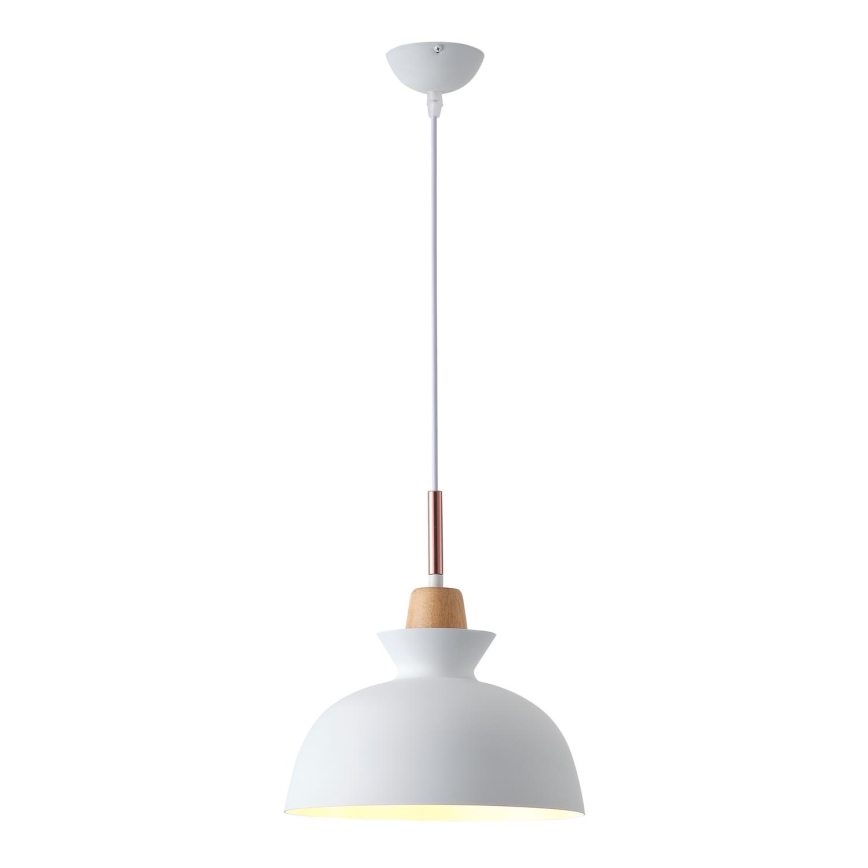 Luster na sajli 1xE27/15W/230V bela