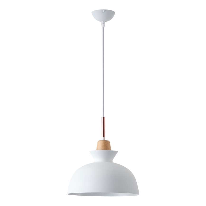 Luster na sajli 1xE27/15W/230V bela