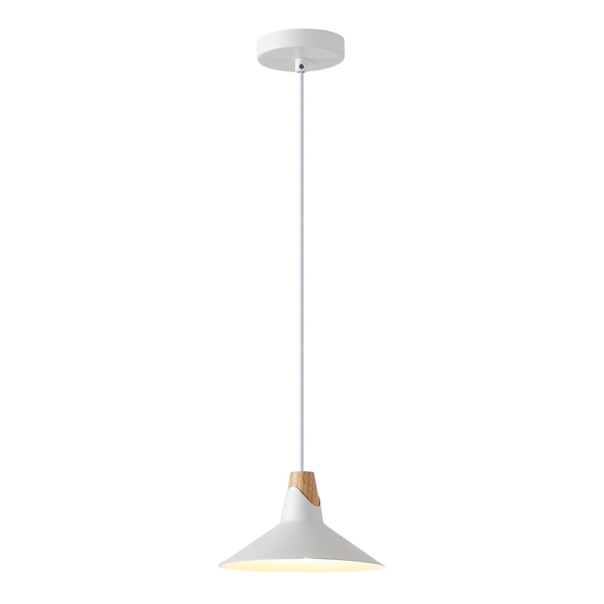 Luster na sajli 1xE27/15W/230V bela