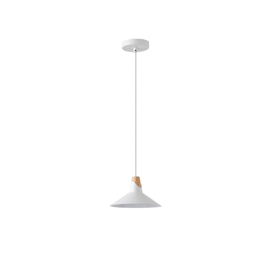Luster na sajli 1xE27/15W/230V bela