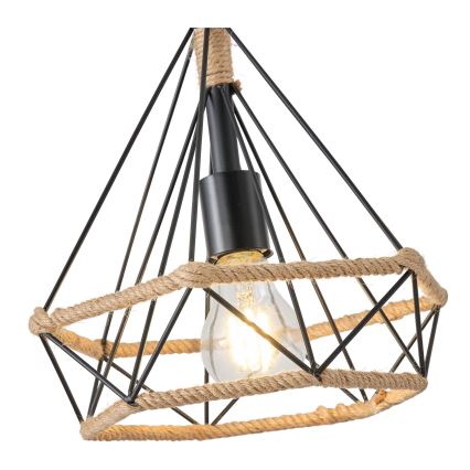 Luster na sajli 1xE27/15W/230V bež