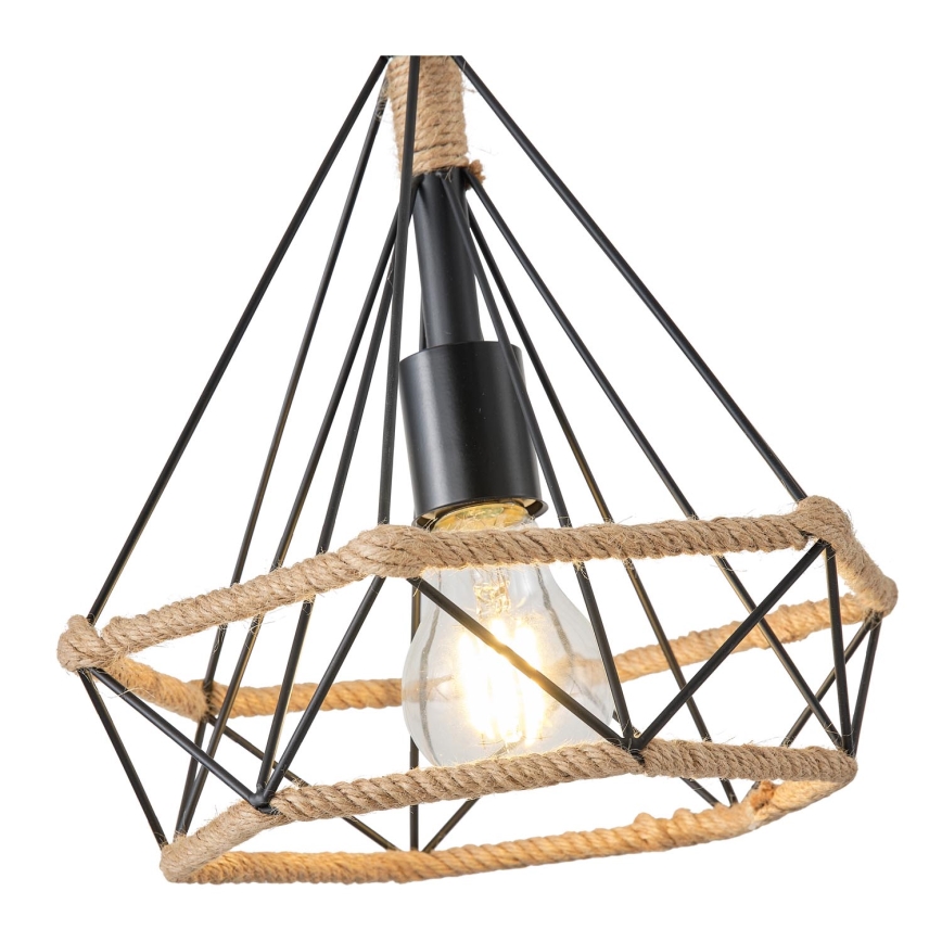 Luster na sajli 1xE27/15W/230V bež