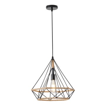 Luster na sajli 1xE27/15W/230V bež