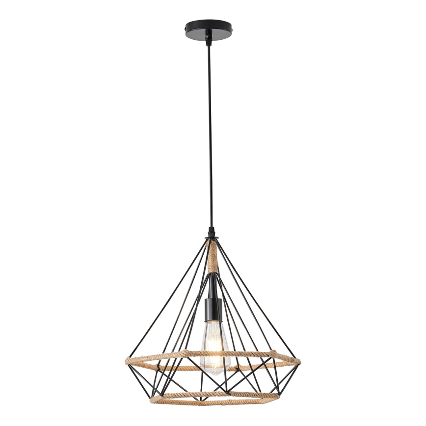 Luster na sajli 1xE27/15W/230V bež