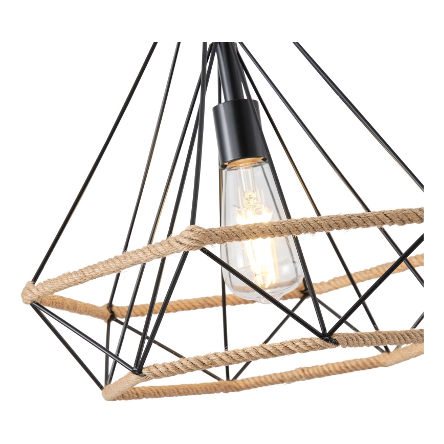 Luster na sajli 1xE27/15W/230V bež