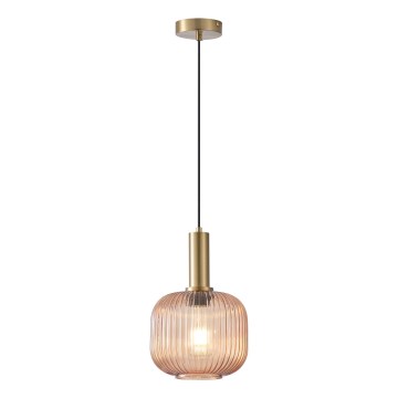 Luster na sajli 1xE27/15W/230V braon