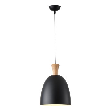 Luster na sajli 1xE27/15W/230V crno