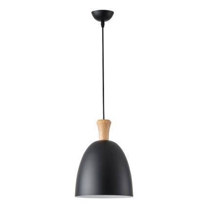 Luster na sajli 1xE27/15W/230V crno