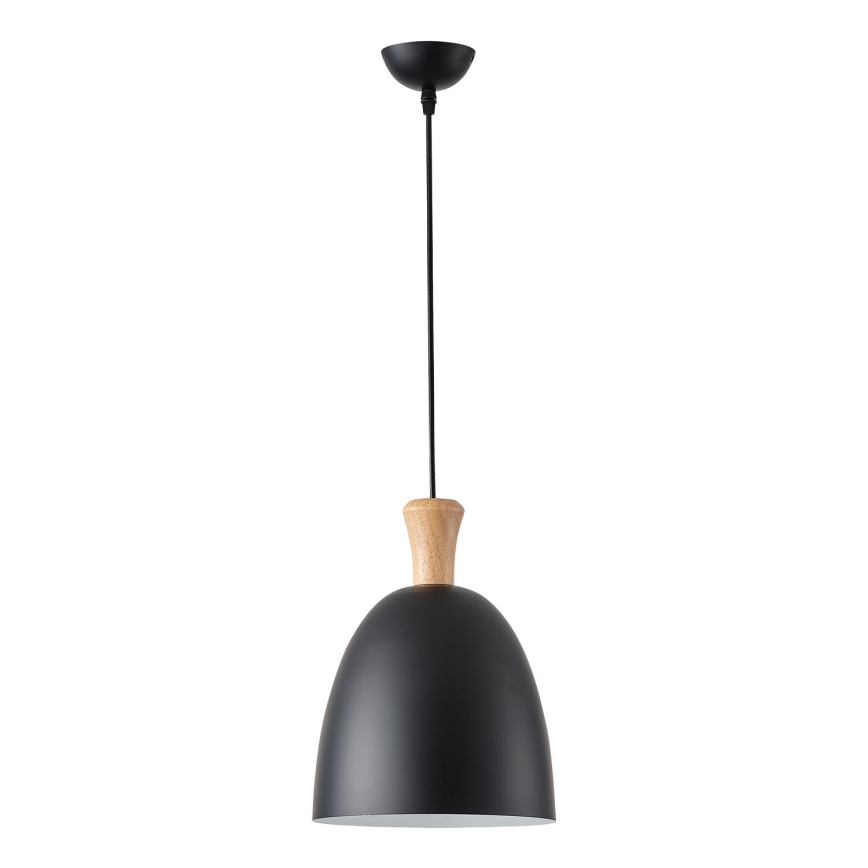 Luster na sajli 1xE27/15W/230V crno