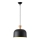 Luster na sajli 1xE27/15W/230V crno
