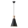 Luster na sajli 1xE27/15W/230V crno