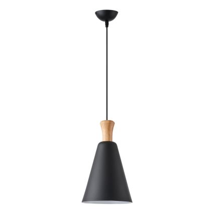 Luster na sajli 1xE27/15W/230V crno