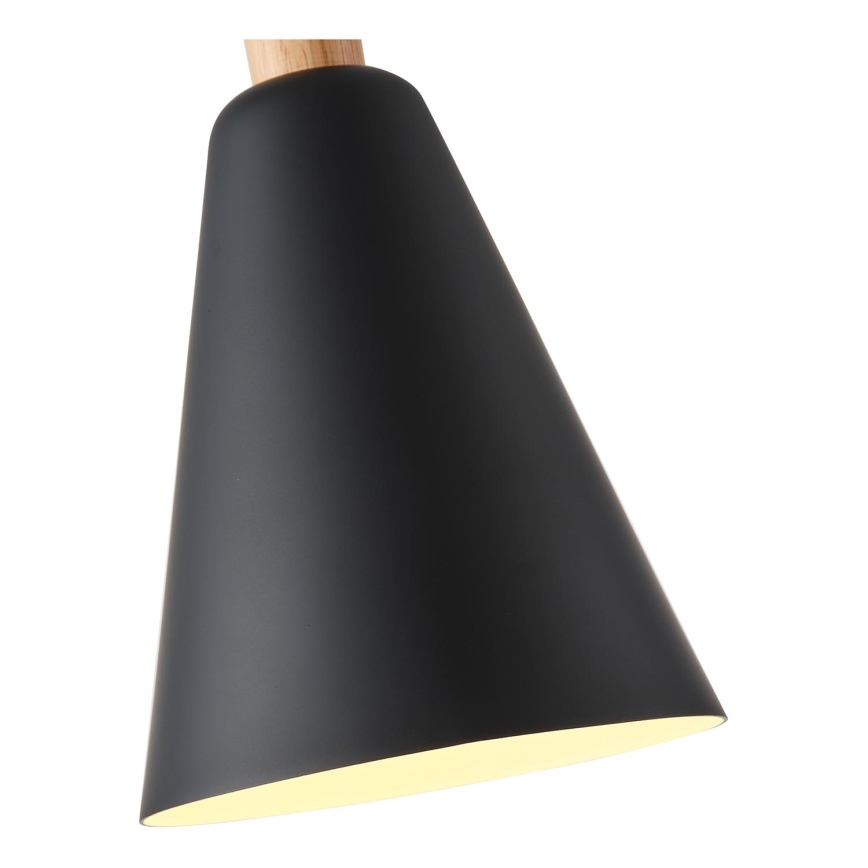 Luster na sajli 1xE27/15W/230V crno