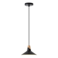 Luster na sajli 1xE27/15W/230V crno
