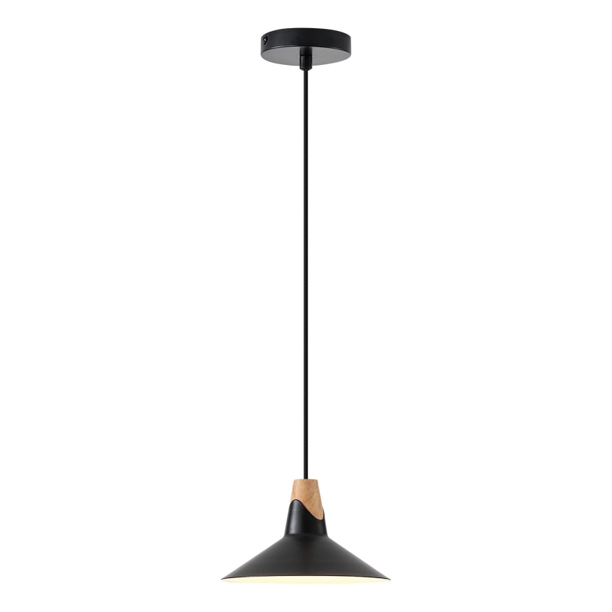 Luster na sajli 1xE27/15W/230V crno