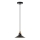 Luster na sajli 1xE27/15W/230V crno