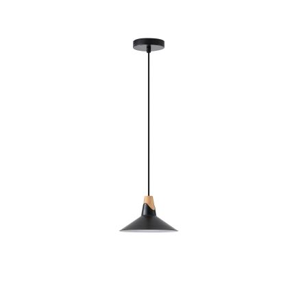 Luster na sajli 1xE27/15W/230V crno