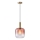 Luster na sajli 1xE27/15W/230V crveno/dimno