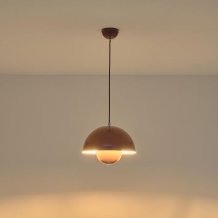 Luster na sajli 1xE27/15W/230V crveno