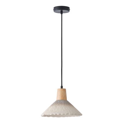Luster na sajli 1xE27/15W/230V kremasta