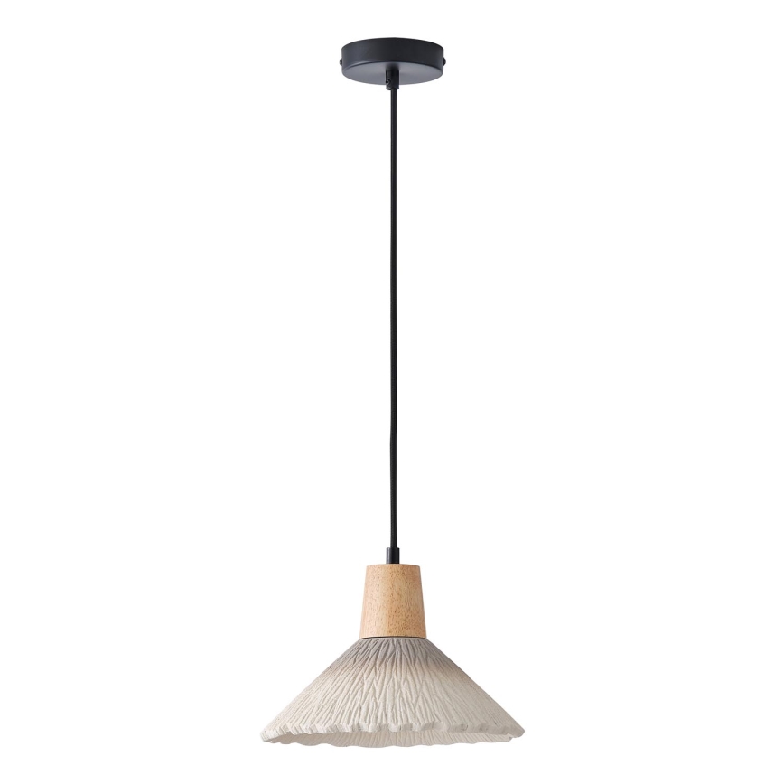 Luster na sajli 1xE27/15W/230V kremasta