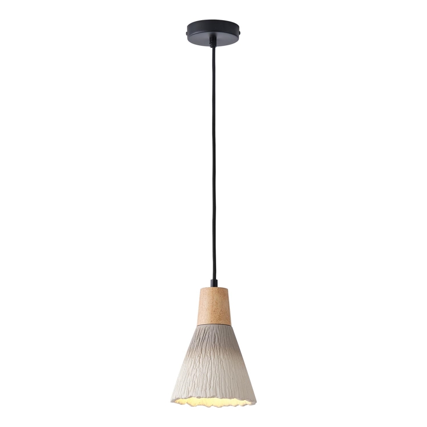 Luster na sajli 1xE27/15W/230V kremasta