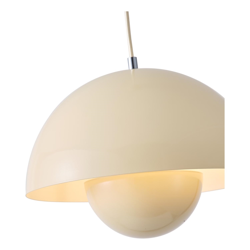 Luster na sajli 1xE27/15W/230V kremasta