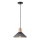 Luster na sajli 1xE27/15W/230V sivo