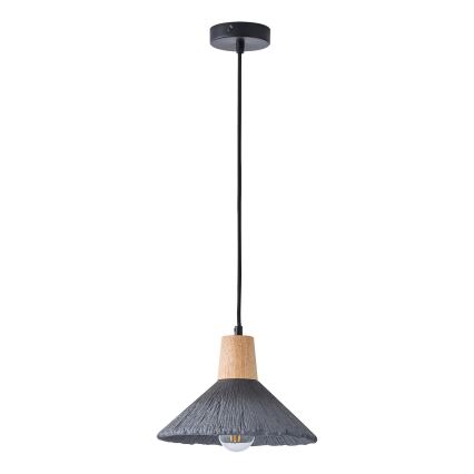 Luster na sajli 1xE27/15W/230V sivo