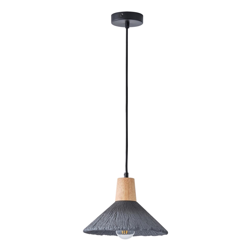Luster na sajli 1xE27/15W/230V sivo