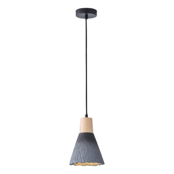 Luster na sajli 1xE27/15W/230V sivo
