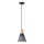 Luster na sajli 1xE27/15W/230V sivo