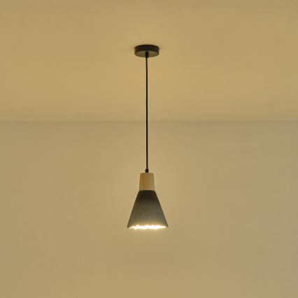 Luster na sajli 1xE27/15W/230V sivo