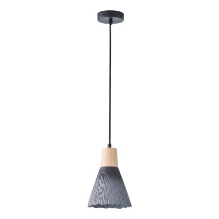 Luster na sajli 1xE27/15W/230V sivo