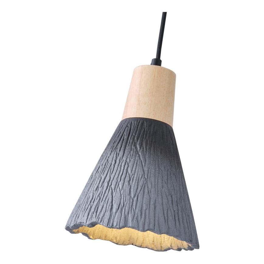 Luster na sajli 1xE27/15W/230V sivo