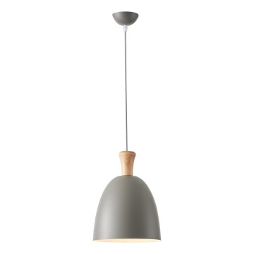 Luster na sajli 1xE27/15W/230V sivo