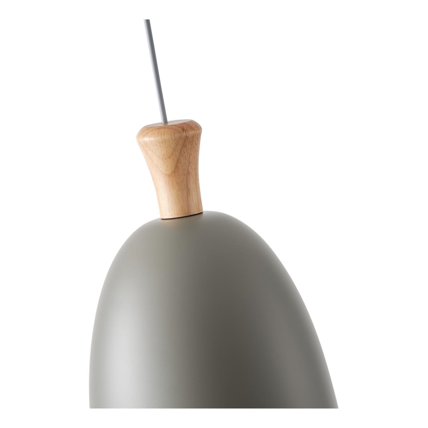 Luster na sajli 1xE27/15W/230V sivo