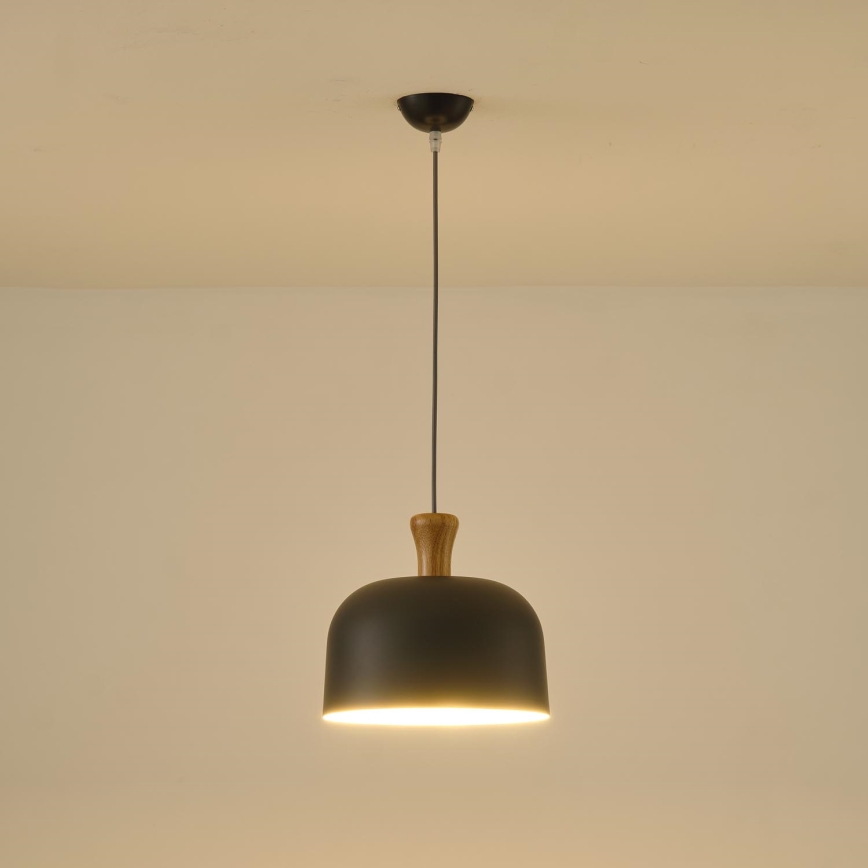Luster na sajli 1xE27/15W/230V sivo