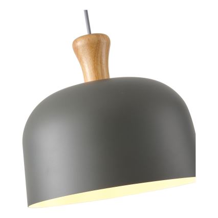 Luster na sajli 1xE27/15W/230V sivo
