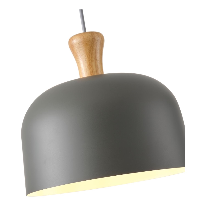 Luster na sajli 1xE27/15W/230V sivo