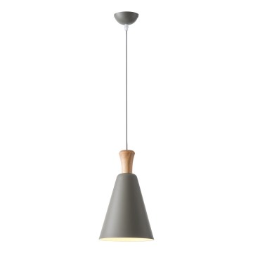 Luster na sajli 1xE27/15W/230V sivo