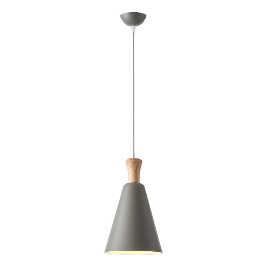 Luster na sajli 1xE27/15W/230V sivo