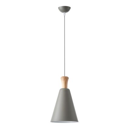 Luster na sajli 1xE27/15W/230V sivo