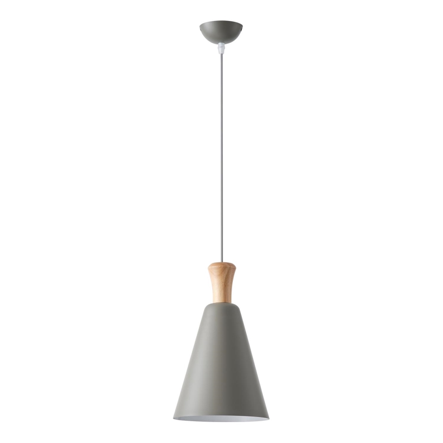Luster na sajli 1xE27/15W/230V sivo