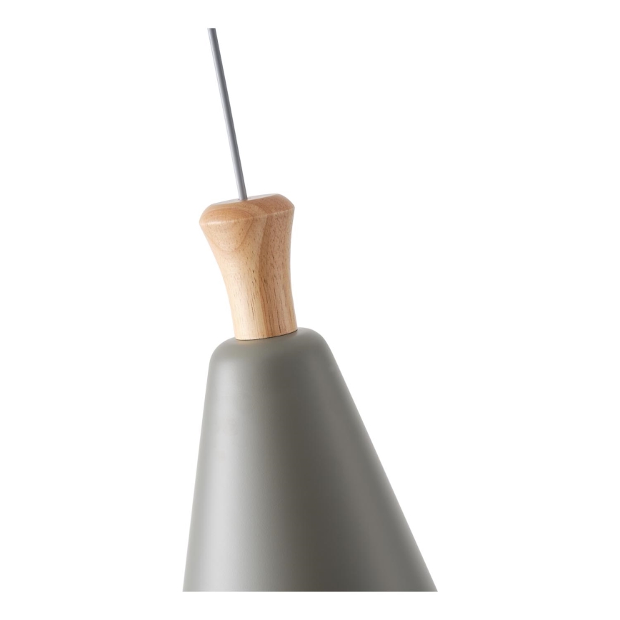 Luster na sajli 1xE27/15W/230V sivo