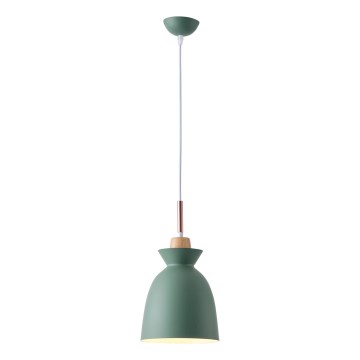 Luster na sajli 1xE27/15W/230V zelena