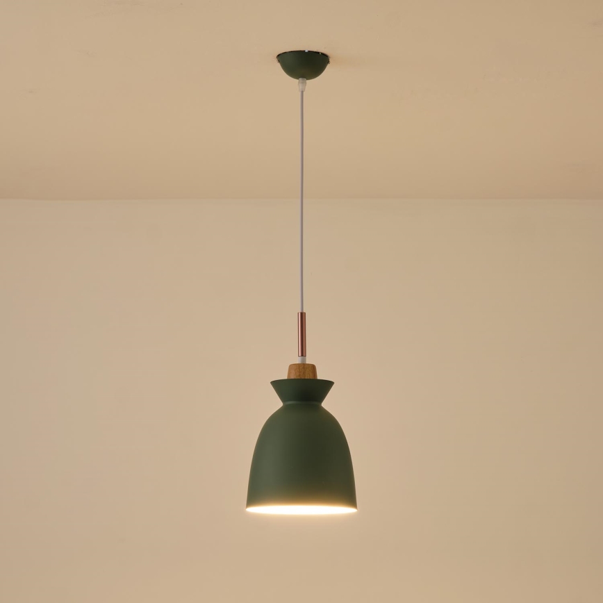 Luster na sajli 1xE27/15W/230V zelena
